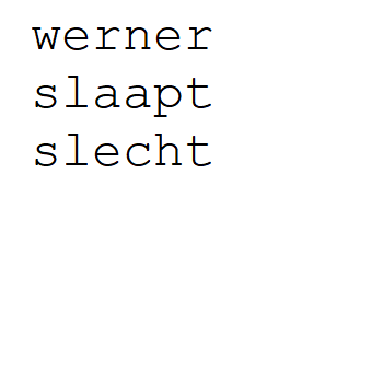 Werner tile